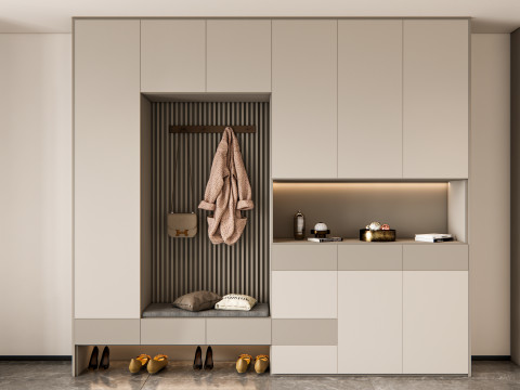 Entryway hallway entrance hall corridor furniture 5 3Dモデル