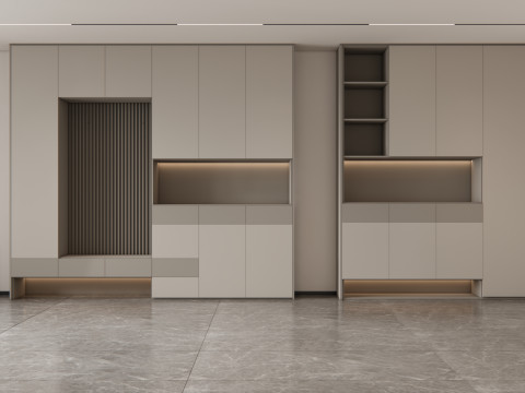 Entryway hallway entrance hall corridor furniture 5 3Dモデル
