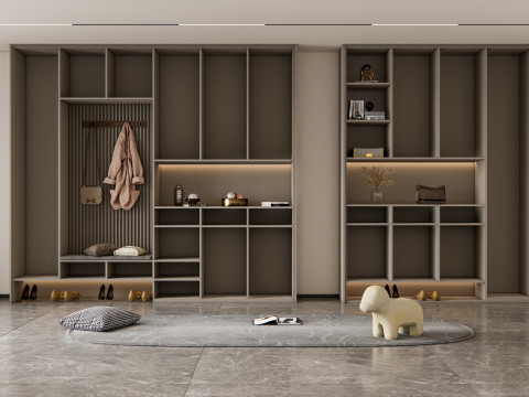 Entryway hallway entrance hall corridor furniture 5 3Dモデル