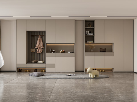 Entryway hallway entrance hall corridor furniture 5 3Dモデル