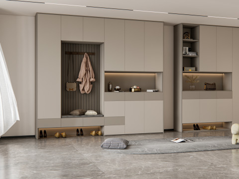 Entryway hallway entrance hall corridor furniture 5 3Dモデル