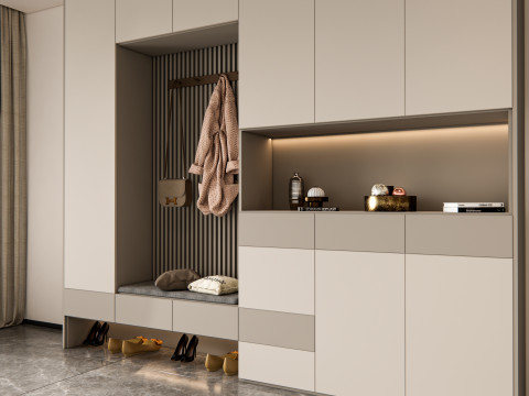 Entryway hallway entrance hall corridor furniture 5 3Dモデル