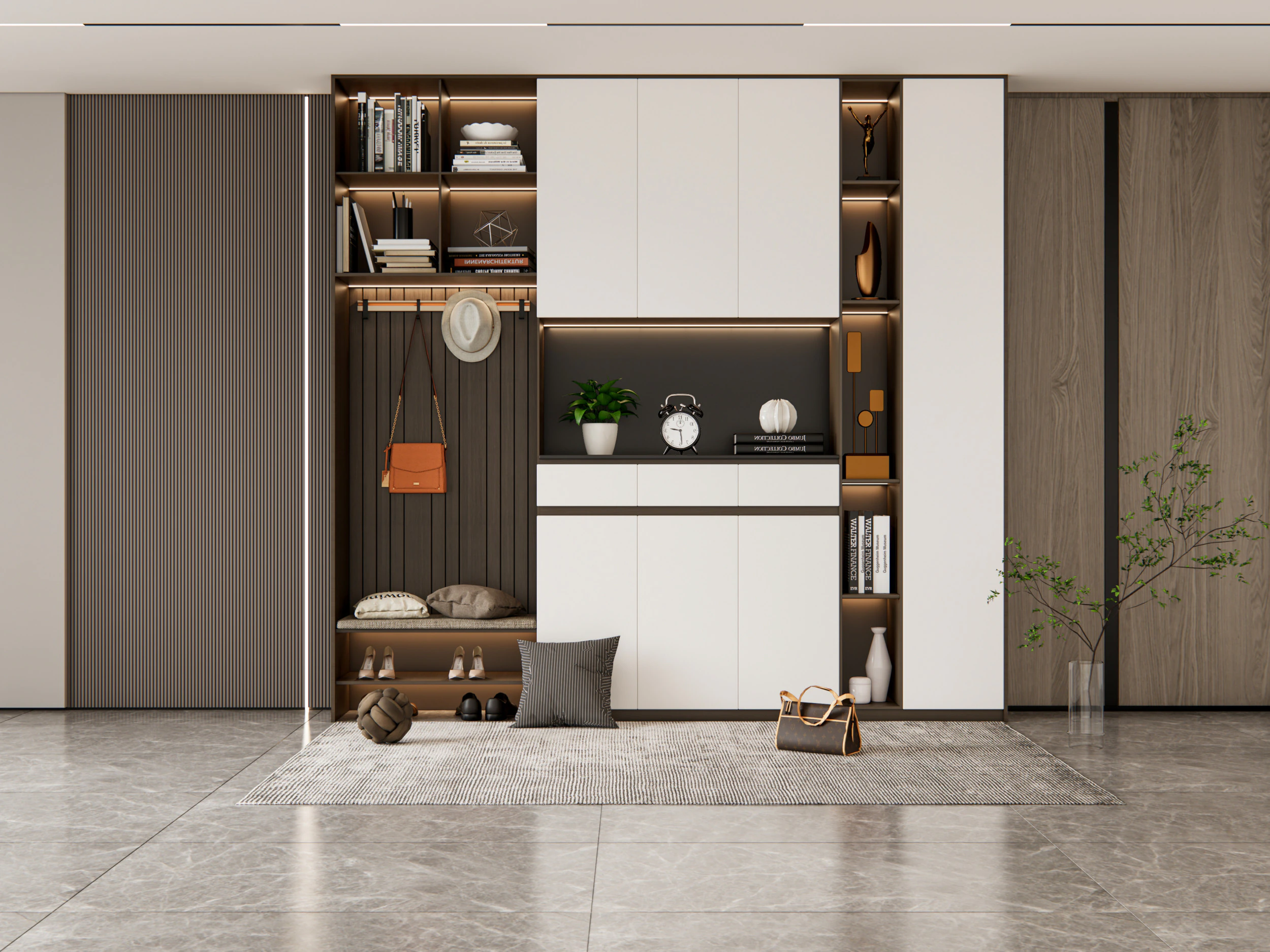 Ingresso corridoio ingresso corridoio mobili 6 Modello 3D .c4d .max .obj .3ds .fbx .stl .blend 