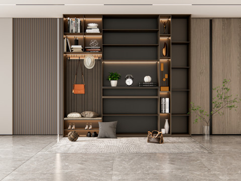 Entryway hallway entrance hall corridor furniture 6 3D मॉडल