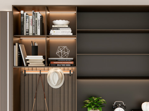 Entryway hallway entrance hall corridor furniture 6 3D मॉडल
