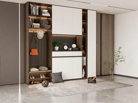 Entryway hallway entrance hall corridor furniture 6 3D मॉडल