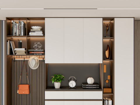 Entryway hallway entrance hall corridor furniture 6 3D मॉडल