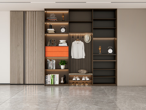 Entryway hallway entrance hall corridor furniture 7 3D Модель