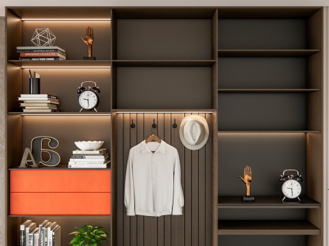 Entryway hallway entrance hall corridor furniture 7 3D Модель