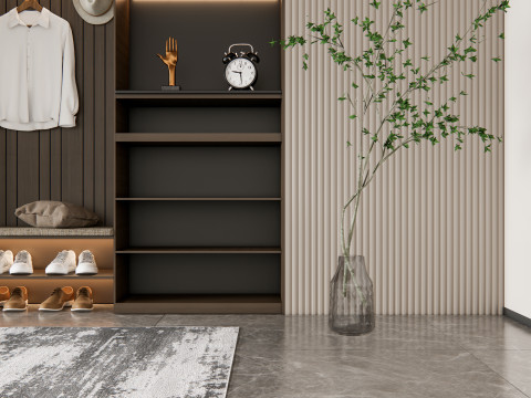 Entryway hallway entrance hall corridor furniture 7 3D Модель