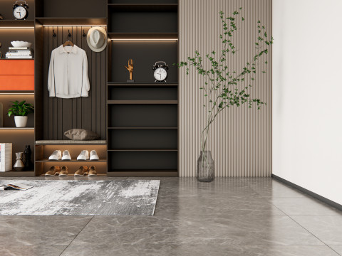 Entryway hallway entrance hall corridor furniture 7 3D Модель