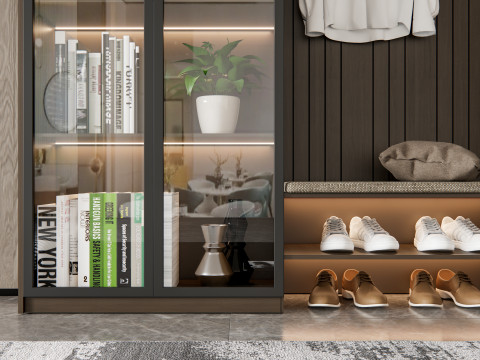 Entryway hallway entrance hall corridor furniture 7 3D Модель