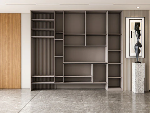 Entryway hallway entrance hall corridor furniture 8 3D Model