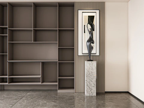 Entryway hallway entrance hall corridor furniture 8 3D Model