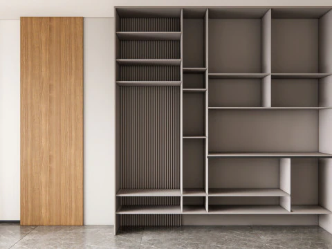 Entryway hallway entrance hall corridor furniture 8 3D Model