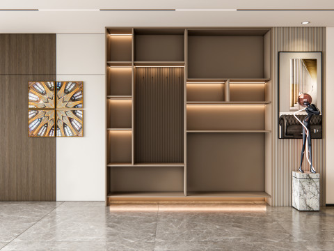 Entryway hallway entrance hall corridor furniture 9 3D Model