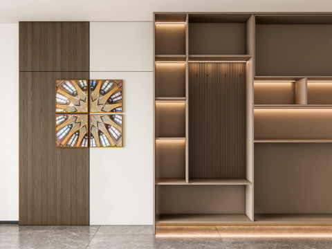 Entryway hallway entrance hall corridor furniture 9 3D Model