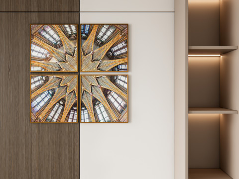 Entryway hallway entrance hall corridor furniture 9 3D Model