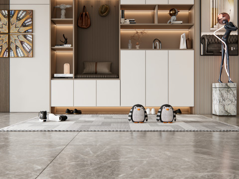 Entryway hallway entrance hall corridor furniture 9 3D Model