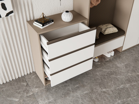 Entryway hallway entrance hall corridor furniture 11 3D-Modell