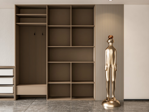Entryway hallway entrance hall corridor furniture 11 3D-Modell