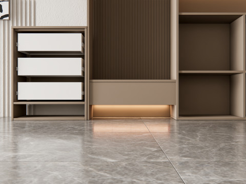 Entryway hallway entrance hall corridor furniture 11 3D-Modell