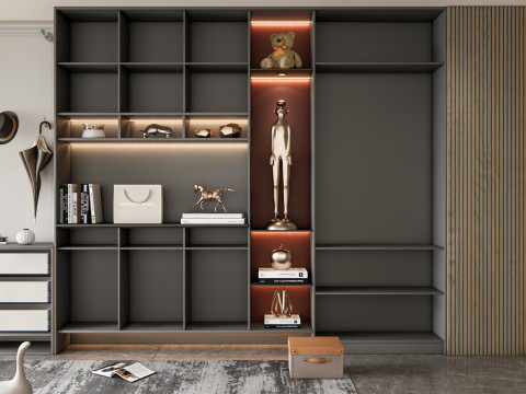 Entryway hallway entrance hall corridor furniture 12 Model 3D
