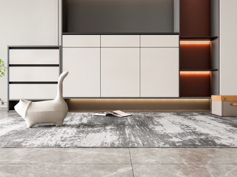 Entryway hallway entrance hall corridor furniture 12 Model 3D