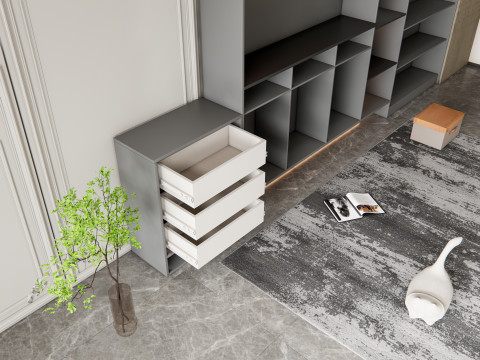 Entryway hallway entrance hall corridor furniture 12 Model 3D