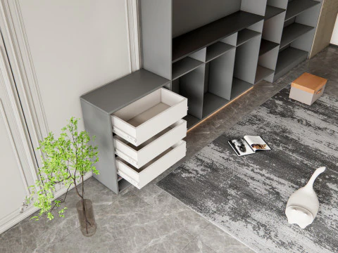 Entryway hallway entrance hall corridor furniture 12 3D Model