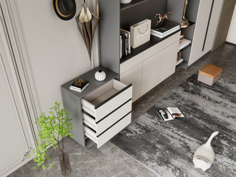 Entryway hallway entrance hall corridor furniture 12 Model 3D