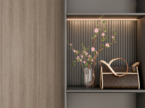 Entryway hallway entrance hall corridor furniture 13 3D Model