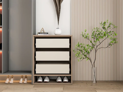Entryway hallway entrance hall corridor furniture 13 3D Model
