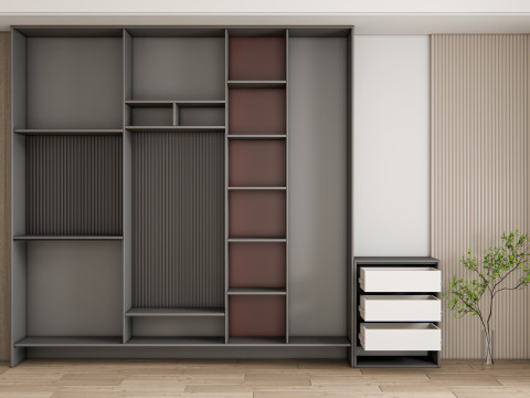 Entryway hallway entrance hall corridor furniture 13 3D Model