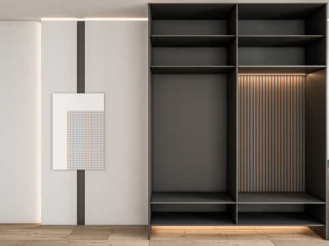 Entryway hallway entrance hall corridor furniture 14 3D Model