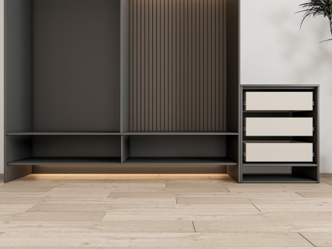 Entryway hallway entrance hall corridor furniture 14 3D Model