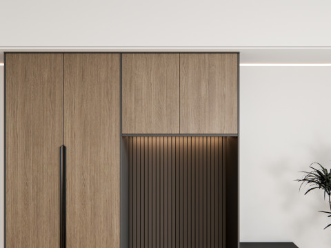 Entryway hallway entrance hall corridor furniture 14 3D Model
