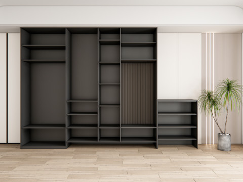 Entryway hallway entrance hall corridor furniture 15 3D Model