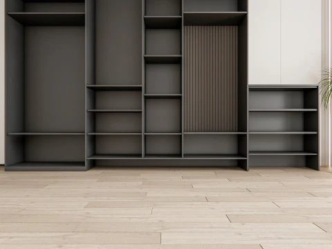 Entryway hallway entrance hall corridor furniture 15 3D Model