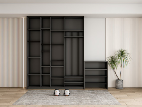 Entryway hallway entrance hall corridor furniture 16 3D मॉडल