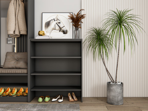 Entryway hallway entrance hall corridor furniture 16 3D मॉडल