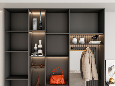 Entryway hallway entrance hall corridor furniture 16 3D मॉडल