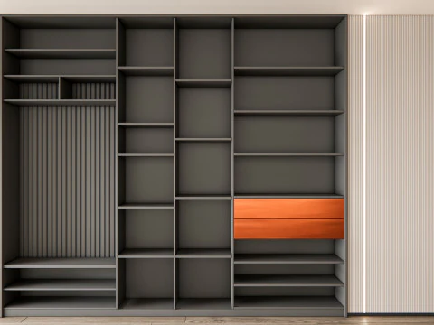 Entryway hallway entrance hall corridor furniture 17 3D Model