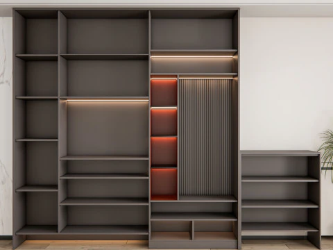 Entryway hallway entrance hall corridor furniture 18 3D Model