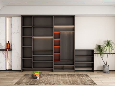 Entryway hallway entrance hall corridor furniture 18 3D 模型