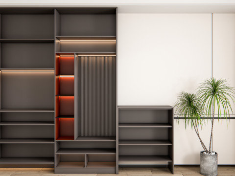 Entryway hallway entrance hall corridor furniture 18 3D 模型