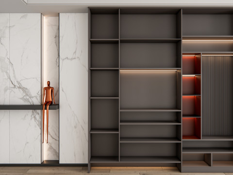 Entryway hallway entrance hall corridor furniture 18 3D 模型