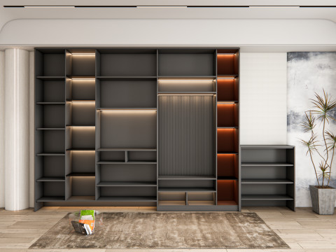 Entryway hallway entrance hall corridor furniture 19 Modelo 3D