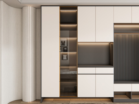 Entryway hallway entrance hall corridor furniture 19 Modelo 3D