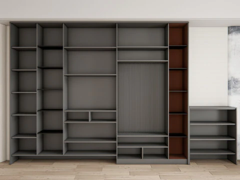 Entryway hallway entrance hall corridor furniture 19 3D Model